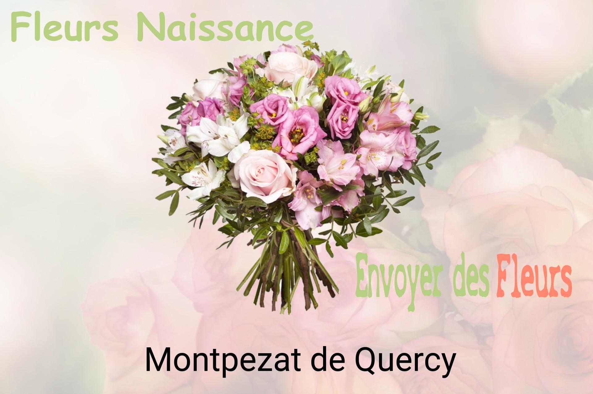 Bouquet de fleurs de naissance livré à Montpezat-de-Quercy